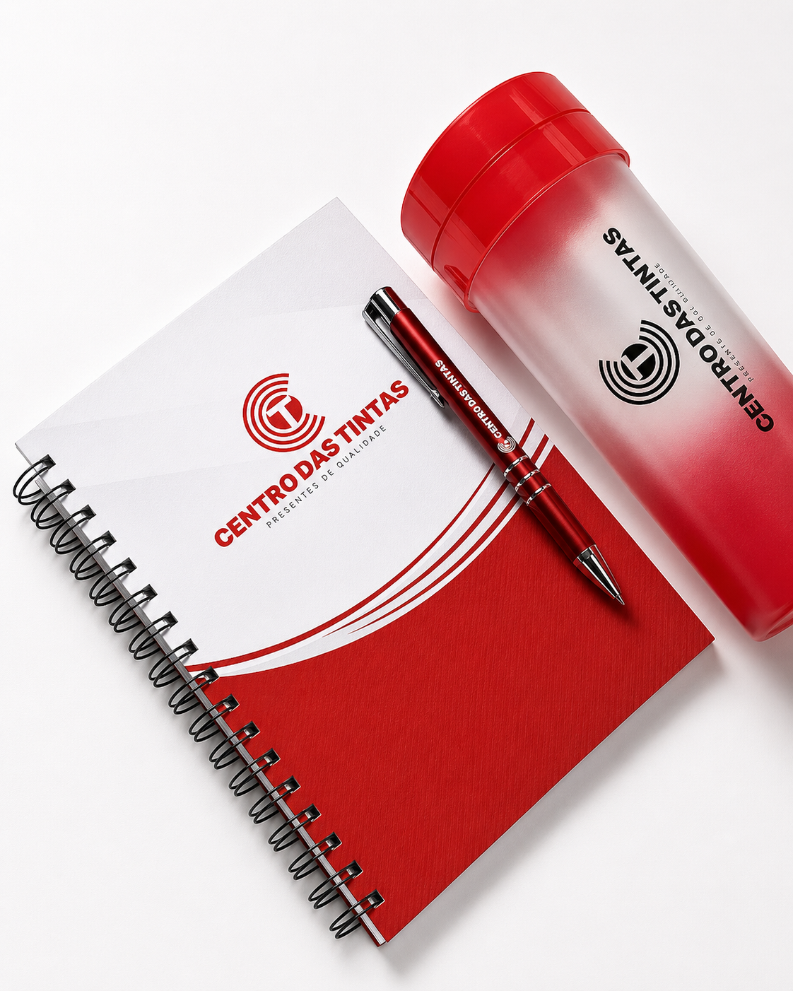 Materiais personalizados para equipes e eventos